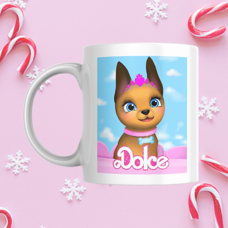 Custom Barbie Pet Coffee Mug