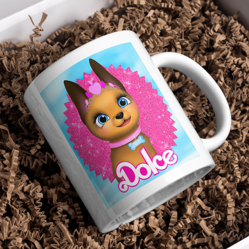 Custom Barbie Pet Coffee Mug