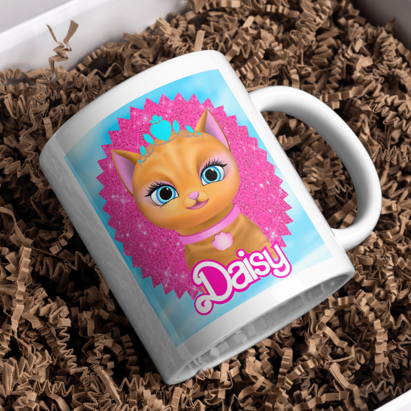 Custom Barbie Pet Coffee Mug